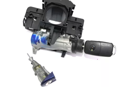 VW Golf Plus Zündschloß Schloß Zündung 1x Schlüssel + 1x Türschloß Tür vorne