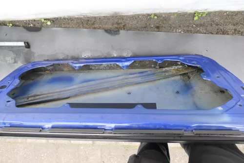 VW Golf 4 Tür vorne links Fahrertür 2/3-Türer blau LW5Z (116162)