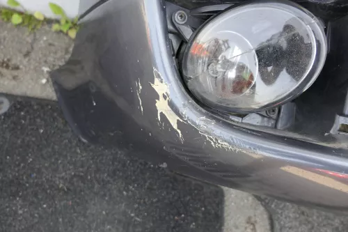 Audi A6 4B Frontstoßstange Stoßstange vorn vorne Stoßfänger grau Facelift (116203)