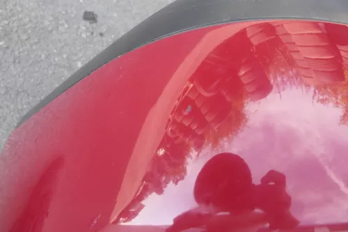 VW Sharan 7M Stoßstange hinten Heckstoßstange ab Bj. 2000 PDC rot LD3W (116223)