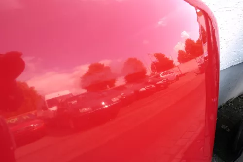 VW Polo 6N Motorhaube Klappe vorn vorne rot LP3G (116245A)