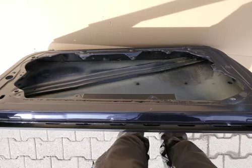 VW Golf 4 Tür vorne links Fahrertür 2/3-Türer blau LA5G (116264)