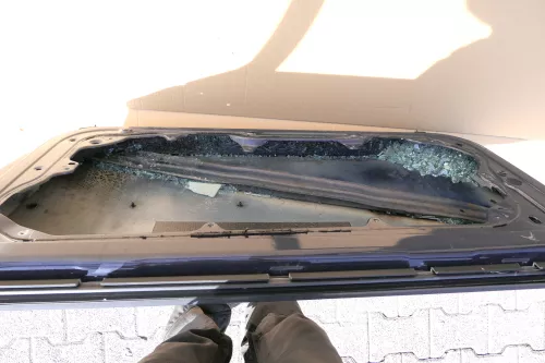 VW Golf 4 Tür vorne rechts Beifahrertür 2/3-Türer blau LA5G (116266)