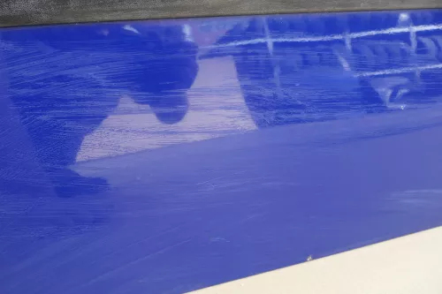 Seat Ibiza 6L Tür Beifahrertür 3-Türer vorne rechts blau LS5G (116268)