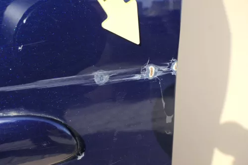 VW Touran 1T3 1T Tür vorne rechts Beifahrertür blau LD5Q (116269)