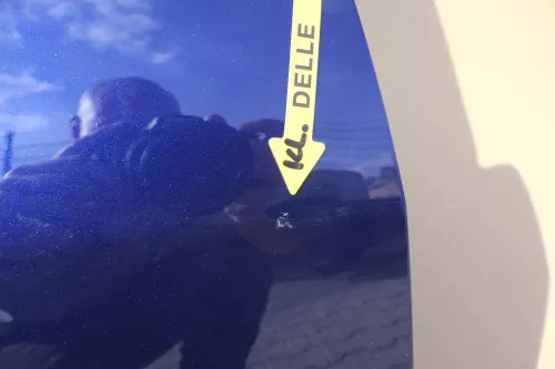 VW Touran 1T3 1T Tür vorne rechts Beifahrertür blau LD5Q (116269)