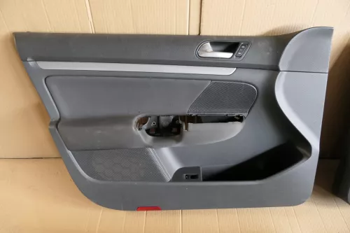 VW Jetta 1K 4x Türverkleidung Verkleidung Tür vorn hinten links anthrazit (116276)