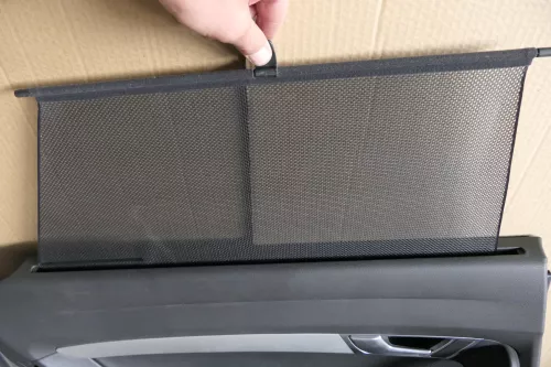 4x Audi A6 4F Türverkleidung Verkleidung Tür vorne hinten Leder S-line Sonnenrol (116286)