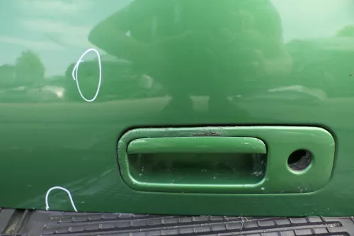 Seat Arosa Heckklappe Klappe hinten Kofferraumklappe grün LW6Z bis ca. Bj. 2000 (116387)