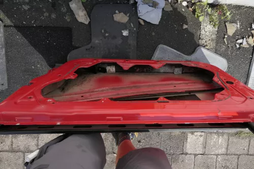 VW Golf 4 Bora Tür vorne rechts Beifahrertür 4/5-Türer + Kombi rot LP3G 116407 (116407)