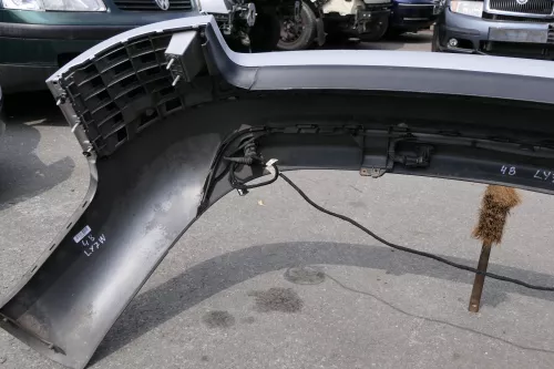 Audi A6 4B Kombi Avant Stoßstange hinten Heckstoßstange Facelift silber LY7W PDC (116419)