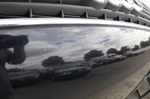 Audi A4 B6 8E Motorhaube Haube Klappe blau LZ5L - mit Grill (116453)