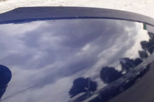 VW Golf 5 V 5M1 Plus Cross Motorhaube Haube Klappe vorne blau LD5Q (116457)