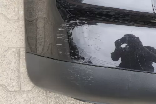 VW Touran 1T Stoßstange hinten Heckstoßstange Stoßfänger schwarz LC9Z (116466)