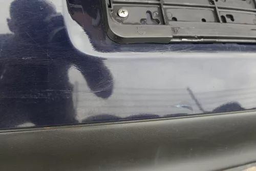 VW Golf 4 Limousine Stoßstange hinten Heckstoßstange Stoßfänger blau LC5H (116467)