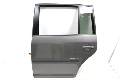 VW Touran 1T3 1T Tür hinten links Fahrerseite grau LD7S United mit Scheibe