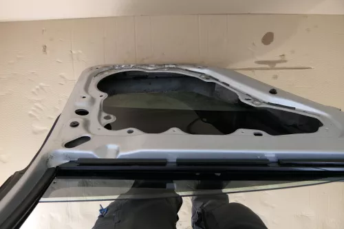 Seat Leon Toledo 1M Tür hinten links Fahrerseite silber LS7N (116649)