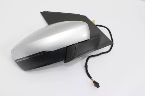 VW Polo 6R elektrischer Spiegel Außenspiegel rechts außen silber LA7W (116671)