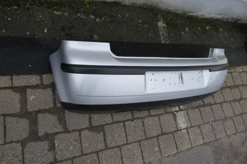 VW Polo 9N 9N3 Stoßstange Heckstoßstange hinten silber LA7W - 99,99 (118138)