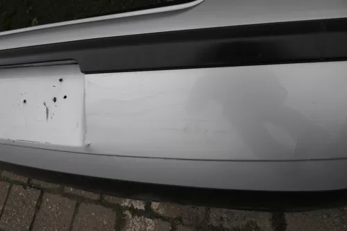 VW Polo 9N 9N3 Stoßstange Heckstoßstange hinten silber LA7W - 99,99 (118138)