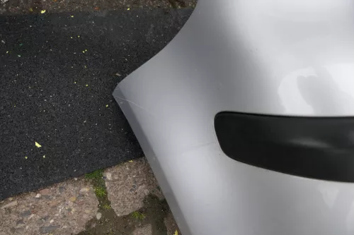 VW Polo 9N 9N3 Stoßstange Heckstoßstange hinten silber LA7W - 99,99 (118138)