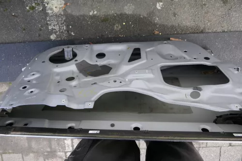 Audi A4 B6 8E Türblatt Tür vorne links Fahrertür silber grau LY7Z Kombi+Limo (118159)