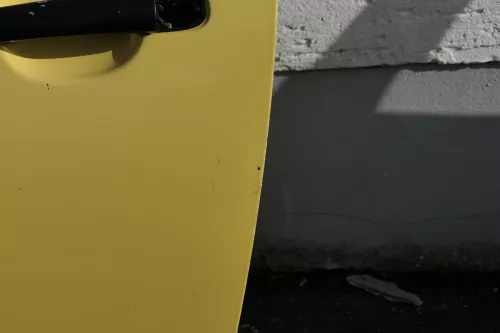 Seat Ibiza 6L Tür Fahrertür 3-Türer vorne links gelb LS1H (118179)