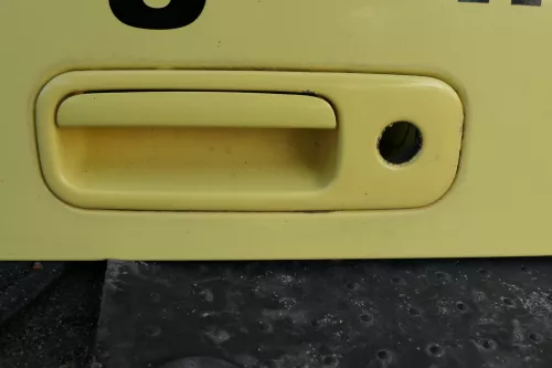 VW Lupo 6X Heckklappe hinten Klappe Kofferraumklappe mit Scheibe gelb LD1B (118187)