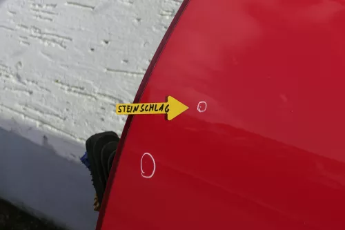 VW Polo 9N 9N3 Cross Tür hinten links rot LP3G 4/5-Türer mit Scheibe (118192)