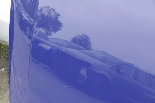 VW Polo 6N Motorhaube Frontklappe Haube vorne Klappe blau LD5D (118222)