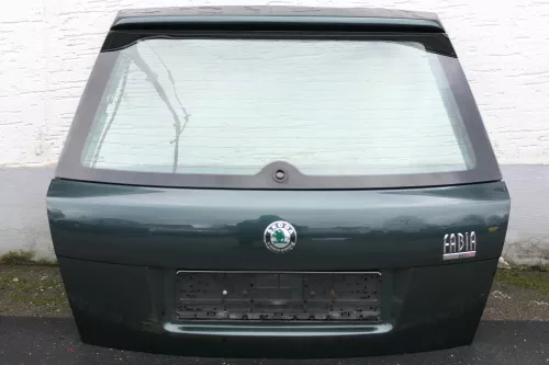 Skoda Fabia 6Y6 Schrägheck Heckklappe Kofferraumklappe Klappe hinten grün 9572