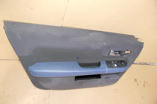 Audi A2 8Z Türverkleidung Verkleidung Tür vorne links Leder blau (118396)