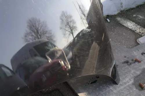 VW Lupo Motorhaube Klappe Frontklappe Haube vorne schwarz L041 (118488)