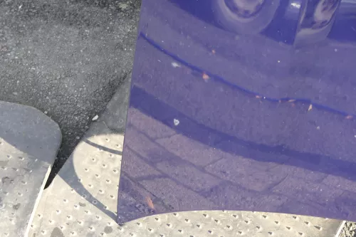 VW Polo 6N2 Motorhaube Haube vorne Klappe Frontklappe blau LB5N (118489)