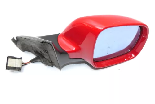 Audi A4 B5 Spiegel Außenspiegel rechts elektrisch rot LY3D