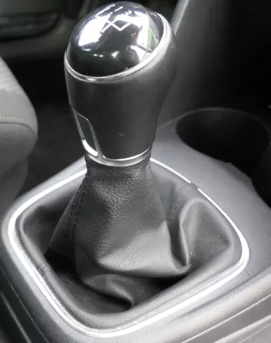 VW Polo 6R 6C Schaltknauf Schaltsack Schaltung Schaltknüppel Leder schwarz (119156)