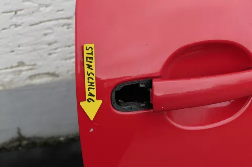 VW Lupo Seat Arosa Tür vorne rechts Beifahrertür rot LP3G (mech. Fenster) (120054)