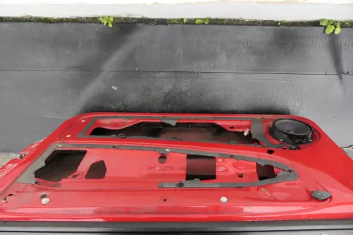 VW Lupo Seat Arosa Tür vorne rechts Beifahrertür rot LP3G (mech. Fenster) (120054)