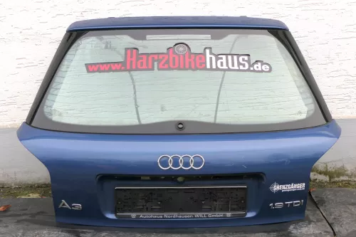 Audi A3 8L Facelift Heckklappe Kofferraumklappe Klappe hinten blau LW5Z