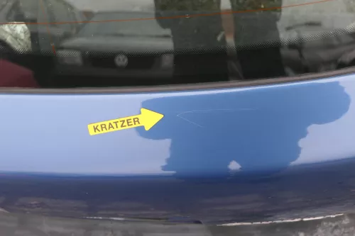 Audi A3 8L Facelift Heckklappe Kofferraumklappe Klappe hinten blau LW5Z (120295)