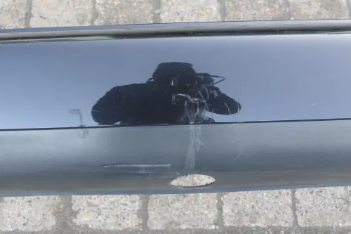 VW Touran 1T Stoßstange hinten Heckstoßstange Stoßfänger schwarz LC9Z metallic (120343)