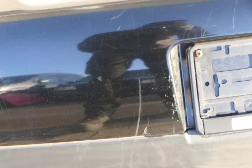 VW Lupo Stoßstange hinten Heckstoßstange Stoßfänger schwaz L041 (120351)