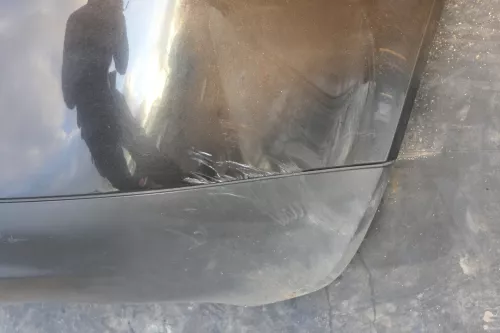 VW Golf 4 Limousine Stoßstange hinten Heckstoßstange Stoßfänger schwarz LC9Z xxx (120355)