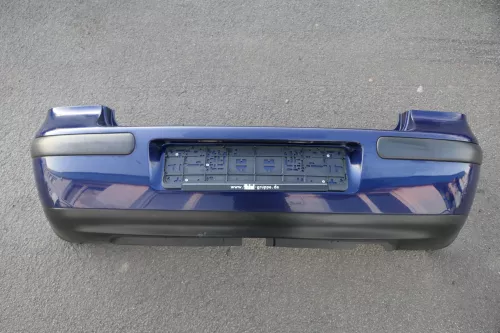 VW Golf 4 Limousine Stoßstange hinten Heckstoßstange Stoßfänger blau LB5N xxxx