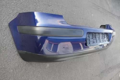 VW Golf 4 Limousine Stoßstange hinten Heckstoßstange Stoßfänger blau LB5N xxxx (120402)