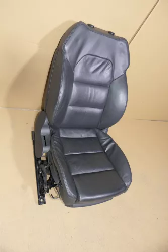 Aud A6 4F C6 Avant Kombi Sitz Beifahrersitz vorne rechts schwarz Leder elektr