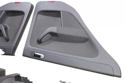 VW Golf Plus 5M 4x Türverkleidung Verkleidung Tür vorne hinten links re schwarz (120548)