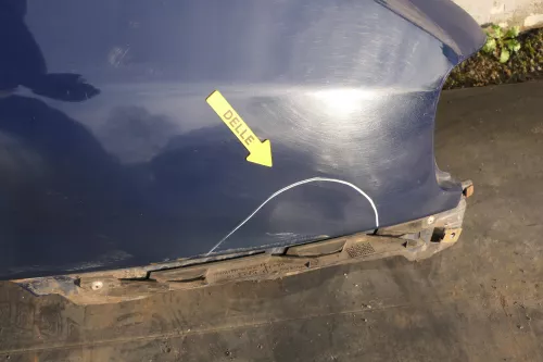 VW Caddy 9K Polo Variant 6Kv Kombi Kotflügel vorne rechts blau LA5E (120584)