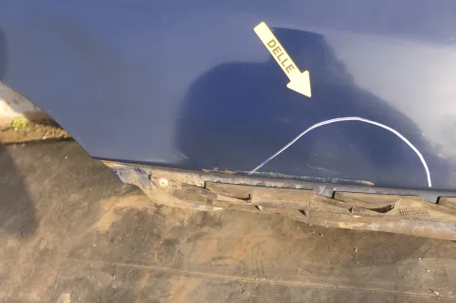 VW Caddy 9K Polo Variant 6Kv Kombi Kotflügel vorne rechts blau LA5E (120584)