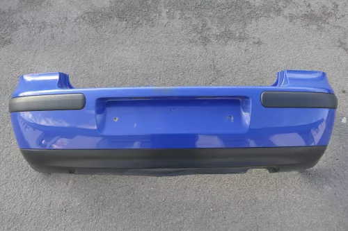 VW Golf 4 Limousine Stoßstange hinten Heckstoßstange Stoßfänger blau LA5C
